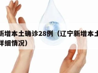 辽宁新增本土确诊28例（辽宁新增本土确诊病例详细情况）