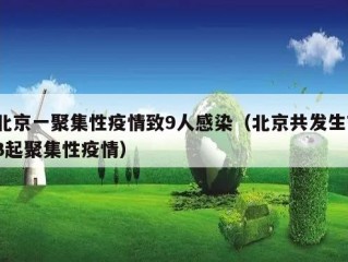北京一聚集性疫情致9人感染（北京共发生73起聚集性疫情）