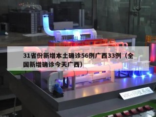 31省份新增本土确诊56例广西33例（全国新增确诊今天广西）